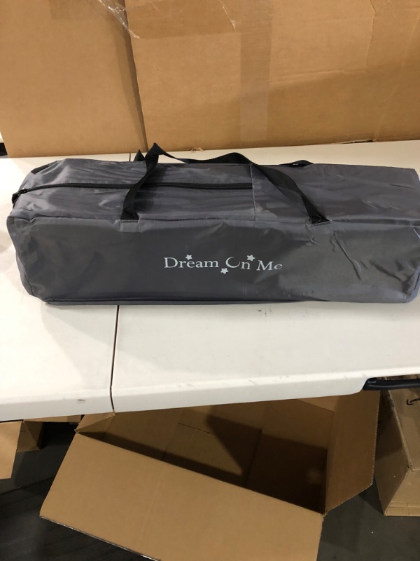 Photo 3 of *SEE NOTE** Dream On Me Nest Portable Play Yard With Carry Bag And Shoulder Strap, Grey