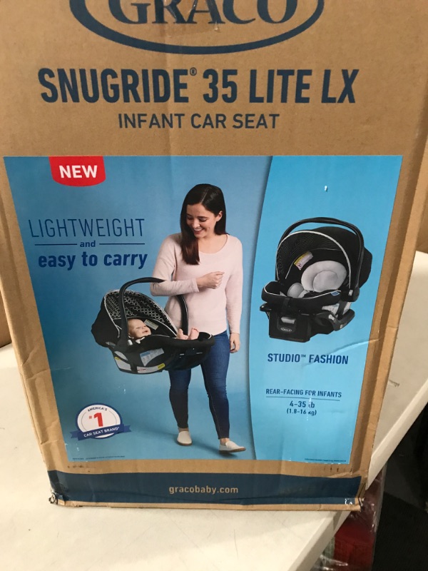 Photo 2 of Graco SnugRide 35 Lite LX Infant Car Seat, Studio SnugRide