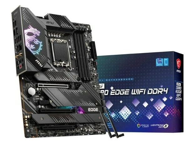 Photo 1 of MSI MPG Z690 Edge WiFi Gaming Motherboard (ATX, 12th Gen Intel Core, LGA 1700 Socket, DDR5, PCIe 5, 2.5G LAN, M.2 Slots, Wi-Fi 6E)