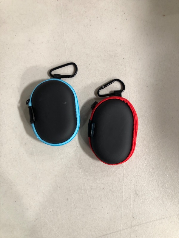 Photo 2 of Earbuds Carrying Case, SUNGUY?2Pack, Red+Blue? 