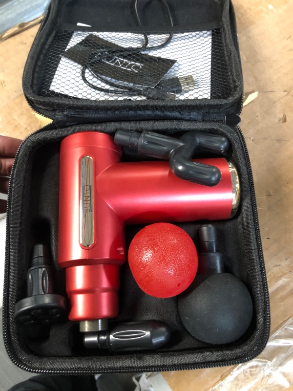 Photo 1 of BUNTO Mini Massage Gun Deep Tissue Massager with Carrying Bag & Massage Ball | Portable Massage Gun Mini | Travel Mini Massager Gun | Mini Back Massager Gun Mini Small Massage Gun (Black)