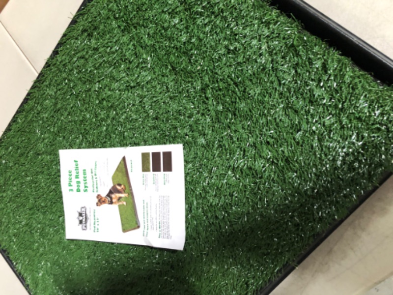 Photo 3 of Artificial Grass Puppy Pee Pad for Dogs and Small Pets 