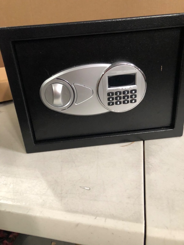 Photo 3 of Amazon Basics Steel Security Safe and Lock Box with Electronic Keypad .5 cubic feet