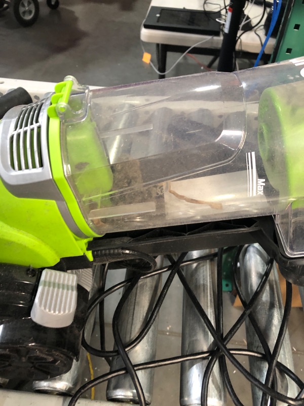 Photo 3 of * USED * Eureka Airspeed Ultra-Lightweight Compact Bagless Upright Vacuum Cleaner, Replacement Filter, Green AirSpeed + replacement filter