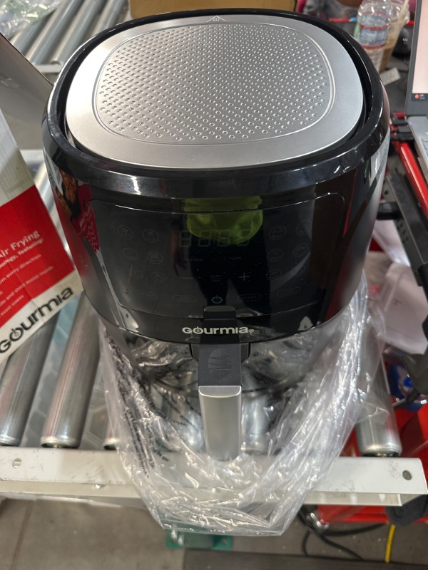 Photo 2 of ***SEE NOTES*** Gourmia Air Fryer Oven Digital Display 6 Quart Large AirFryer Cooker, Black and Stainless Steel Accents