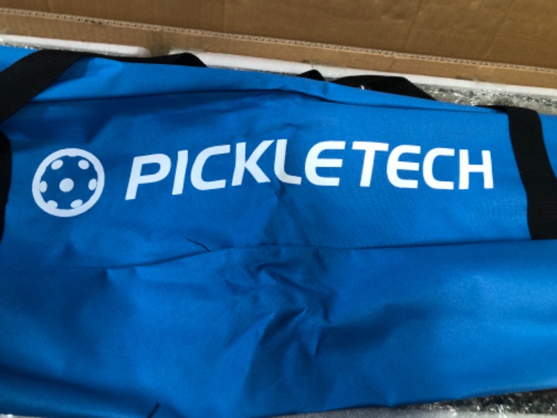 Photo 1 of **USED** PICKLETECH Portable Pickleball Net Outdoor 22FT Regulation Size Set 