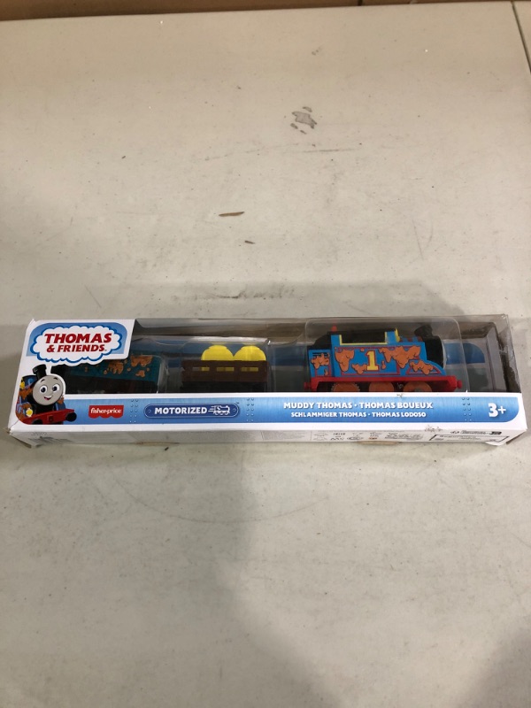 Photo 2 of Thomas & Friends Muddy Farm Thomas Motorized Battery-Powered Toy Train Engine for Preschool Kids Ages 3 Years and Older