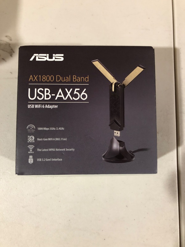 Photo 2 of ASUS WiFi 6 AX1800 USB WiFi Adapter (USB-AX56)