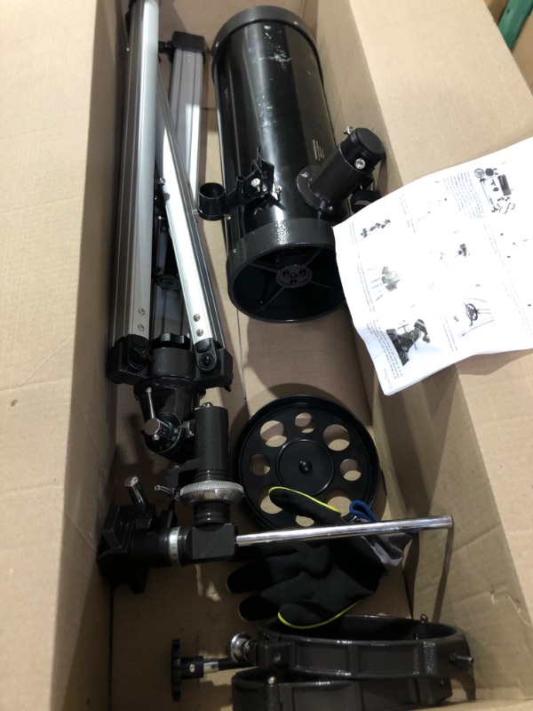 Photo 2 of Celestron - PowerSeeker 127EQ Telescope - Manual German Equatorial Telescope for Beginners - Compact and Portable - Bonus Astronomy Software Package - 127mm Aperture 127EQ Newtonian