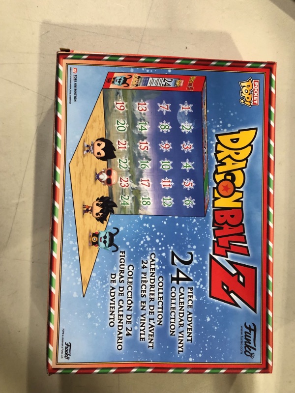 Photo 1 of Funko Advent Calendar: Dragon Ball Z Pocket Pop! - 24 Vinyl Figures (2020) std