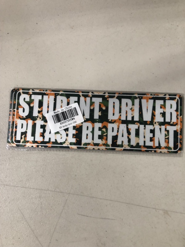 Photo 2 of Student Driver Car Magnet - New Driver Magnet for Car 