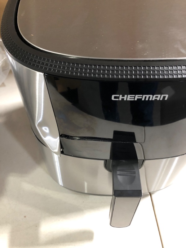 Photo 3 of * DAMAGED* CHEFMAN 2 in 1 Max XL 8 Qt Air Fryer,