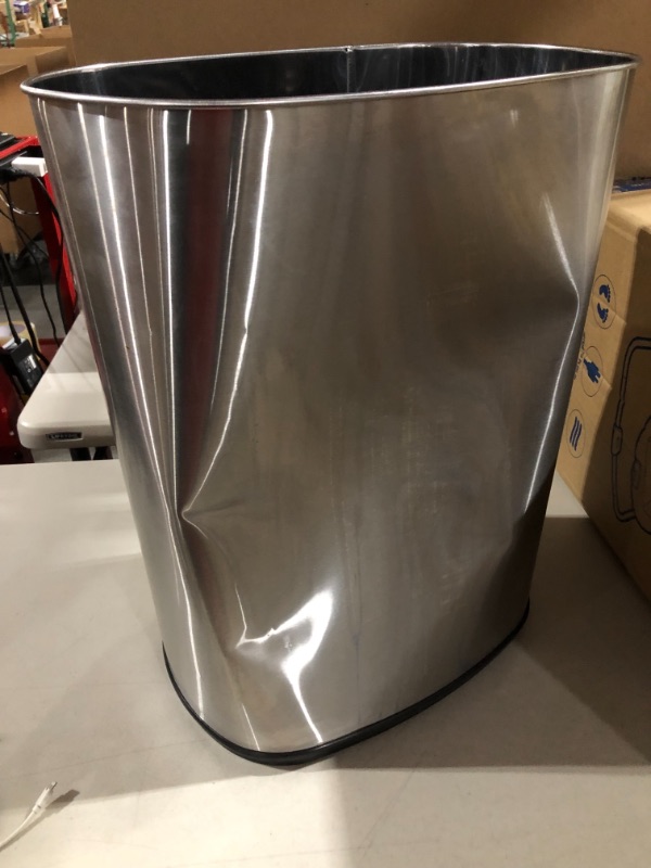 Photo 2 of Bigacc 13 Gallon 50 Liter Kitchen Trash Can with Touch-Free & Motion Sensor, stainless steel 17x33x58