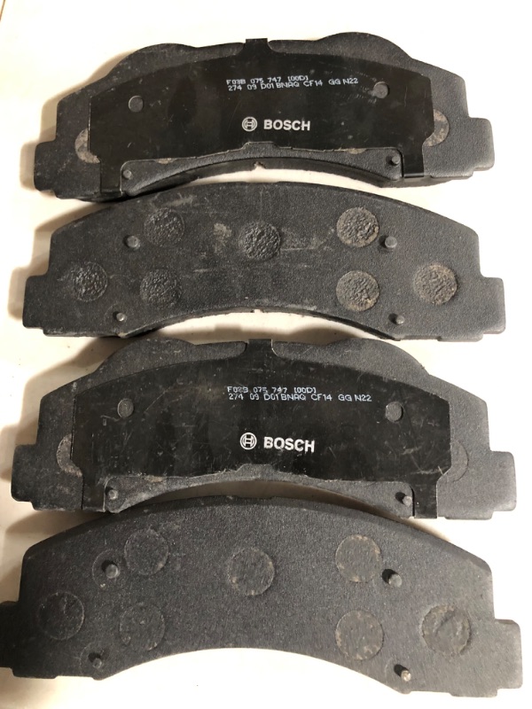 Photo 2 of BOSCH BC1414 QuietCast Premium Ceramic Disc Brake Pad Set - Compatible With Select Ford Expedition, F-150; Lincoln Navigator; FRONT BC1414 Ceramic Front