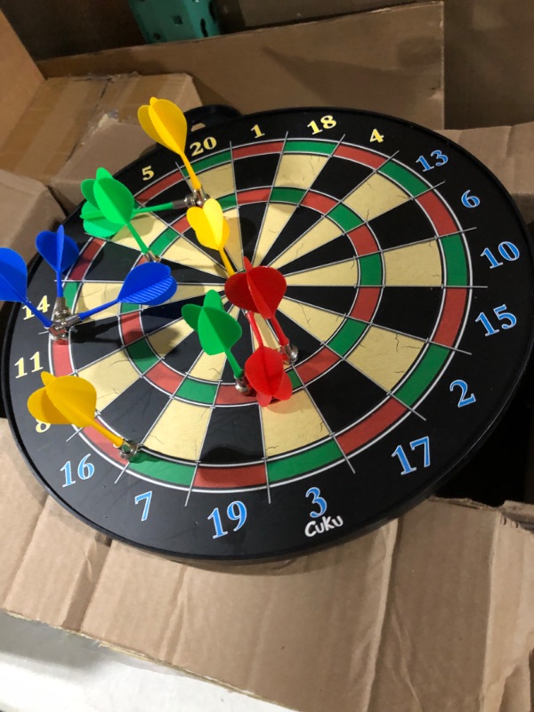 Photo 2 of GaHoo Magnetic Dart Board, Safe Dart Game