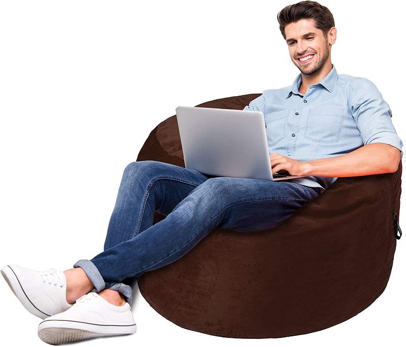 Photo 1 of Amazon Basics Memory Foam Filled Bean Bag Chair