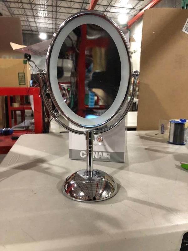 Photo 2 of *SEE NOTES* Conair Reflections Double-Sided LED Lighted Vanity Makeup Mirror