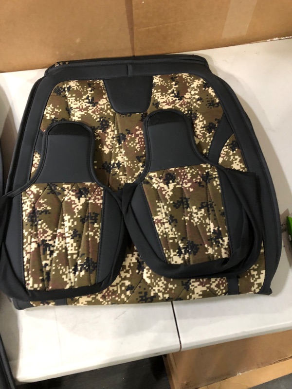 Photo 2 of *NEW* GXT Car Seat Cover Full Set Pickup Truck Fit for Select 2009 - 2022 Ford F-150 Models and 2017 - 2022 F250 F350 F450 Models (Desert Camouflage) Desert Camouflage 2 Pc Front Seat