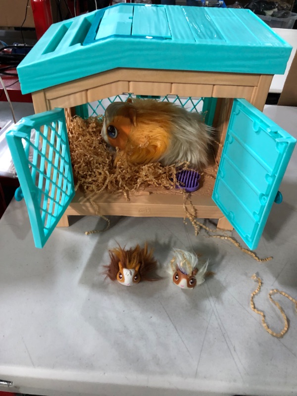 Photo 2 of ***SEE NOTES** Mama Surprise | Soft, Interactive Mama Guinea Pig and her Hutch, and her 3 Surprise Babies