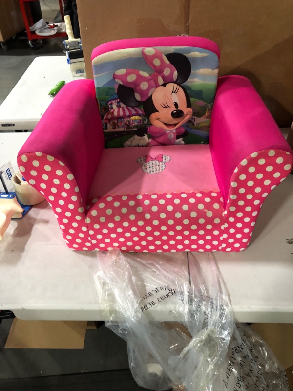 Photo 2 of **SEE NOTES** Delta Children Disney Minnie Mouse Upholstered Chair