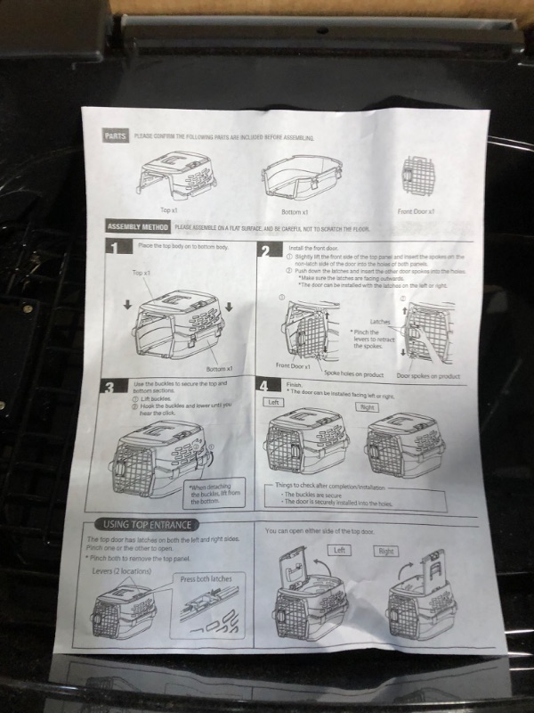 Photo 2 of  Dog Kennel (Durable, Heavy Duty Dog Crate, Made with Recycled Materials) for Small