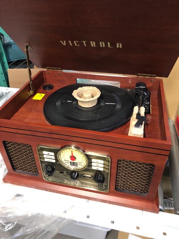 Photo 3 of *NEW* Victrola Nostalgic 6-in-1 Bluetooth Record Player 