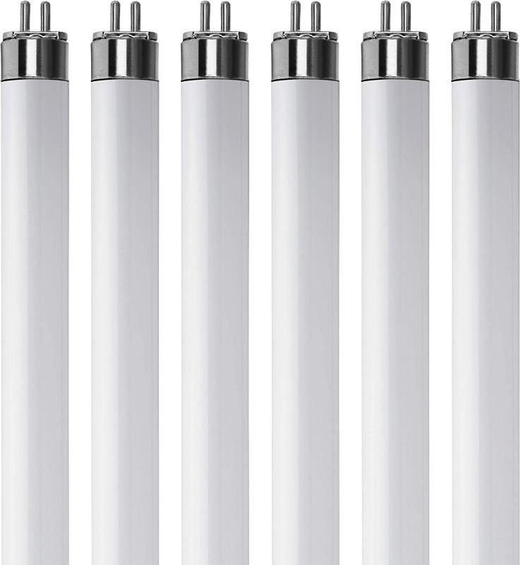 Photo 1 of (Pack Of 6) F8T5/D - T15 Fluorescent 6500K Daylight - 8 Watt - 12" Super Long Life Light Bulbs