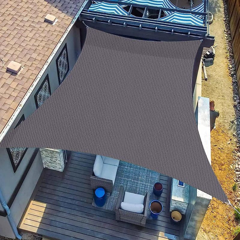 Photo 1 of 17'X9' Grey Rectangular Sun Shade