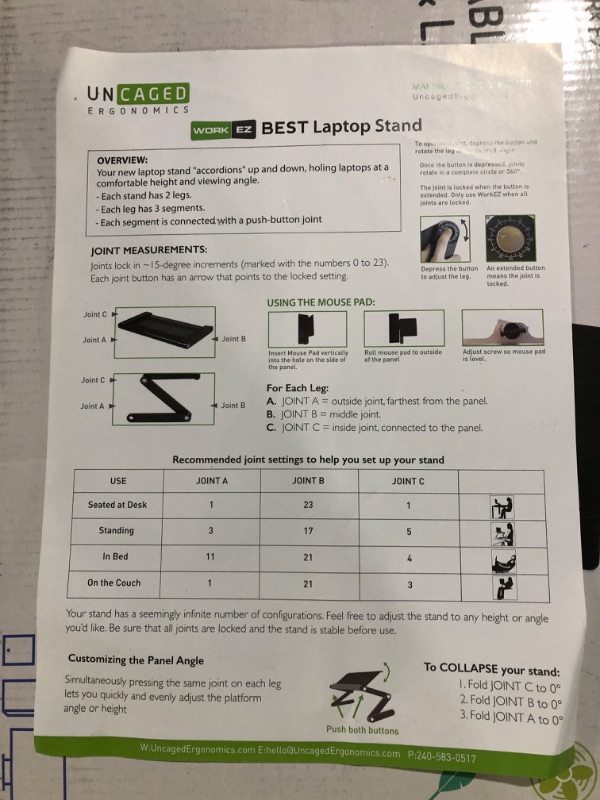 Photo 4 of Adjustable Laptop Stand 