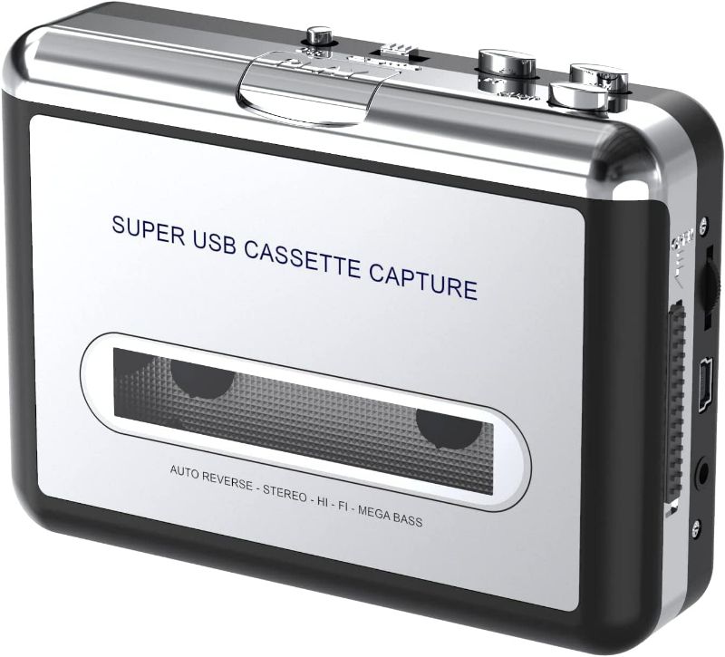 Photo 1 of Cassette Tape To CD Converter Via USB,Portable USB Cassette Player Capture MP3 Audio Music