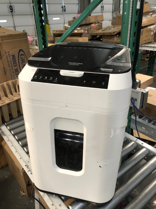 Photo 2 of Aurora Commercial Grade 200-Sheet Auto Feed High Security Micro-Cut Paper Shredder