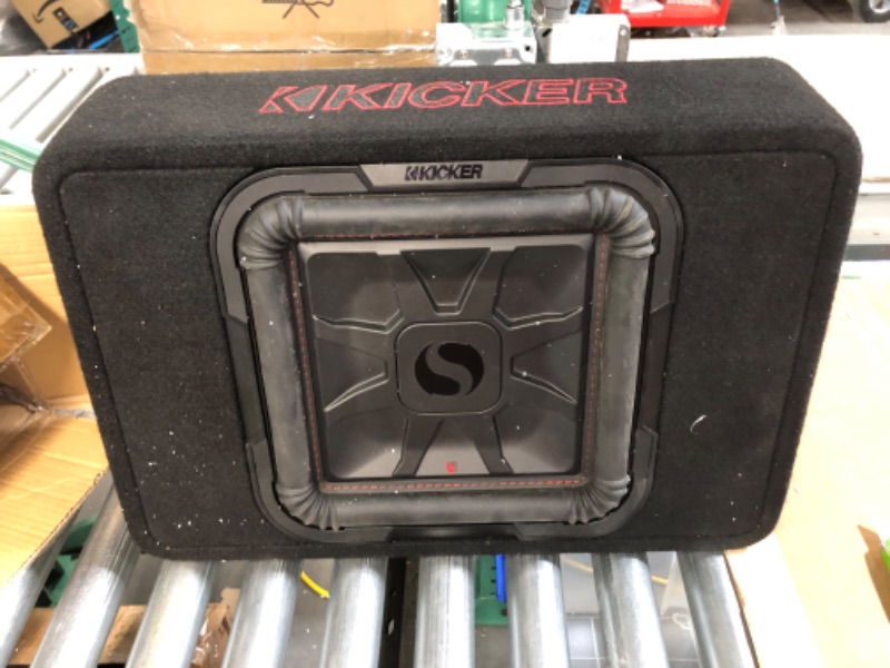 Photo 3 of KICKER 46TL7T102 TL7T 10" (25cm) Solo-Baric Subwoofer in Thin Profile Enclosure, 2-Ohm, 500 Watt