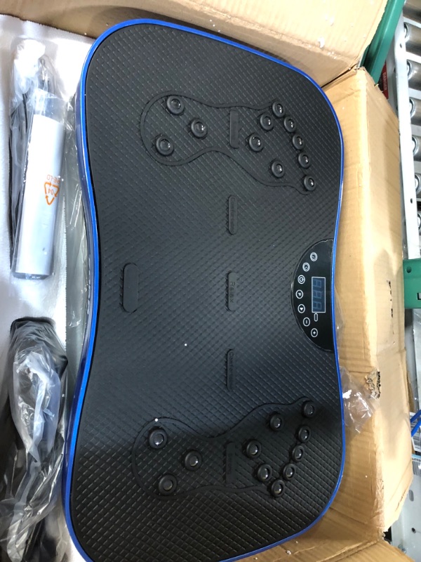 Photo 4 of **PARTS ONLY DOESN'T FUNCTION**
TODO Vibration Plate Exercise Machine Whole Body Vibration Machine blue