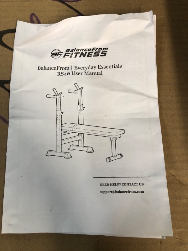 Photo 1 of (USED) half rack with bench 