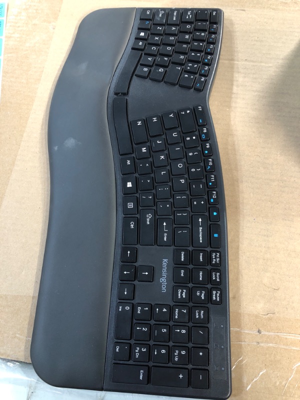 Photo 1 of (USED) Kensington Pro Fit Ergonomic Wireless Keyboard - Black (K75401US)