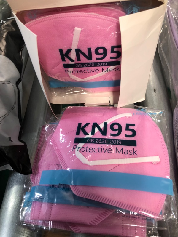 Photo 2 of  KN95 Face Masks 50 Pack Assorted Colors