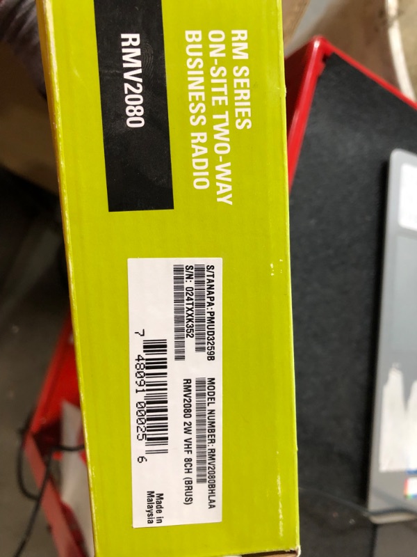 Photo 2 of aSavings Motorola RMV2080 On-Site 8 Channel VHF Rugged Two-Way Business Radio