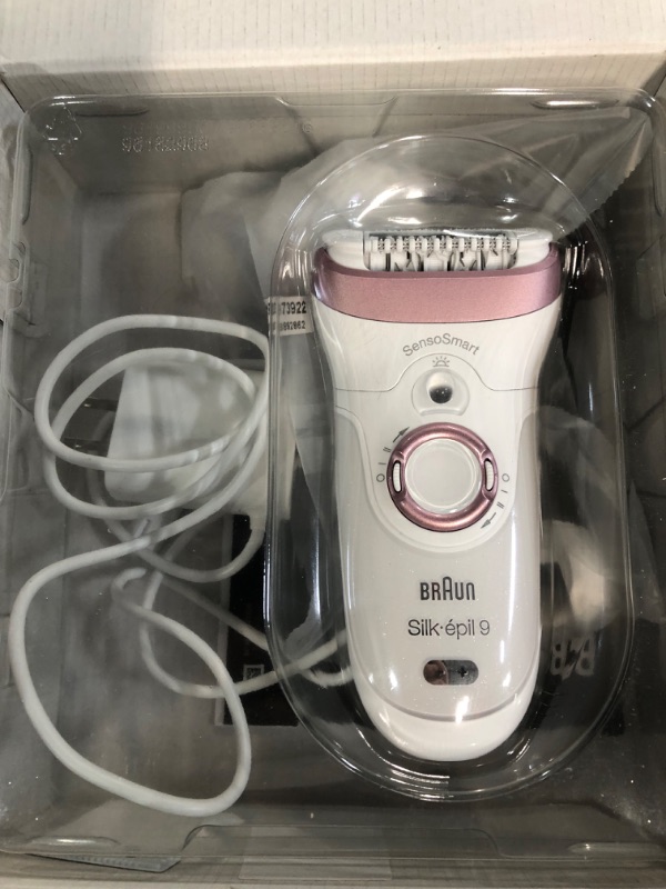 Photo 2 of *USED* Braun Epilator Silk-épil 9 9-720, Hair Removal for Women