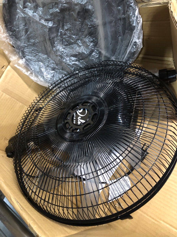 Photo 1 of *ASSEMBLY REQUIRED* Simple Deluxe Oscillating 16? Adjustable 3 Speed Pedestal Stand Fan  Black 
