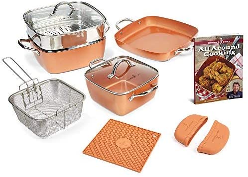 Photo 1 of *BRAND NEW* Copper Chef Non-Stick Cookware Set, Caseserole Pots, Pans, and Accessories - 12-Piece Set
