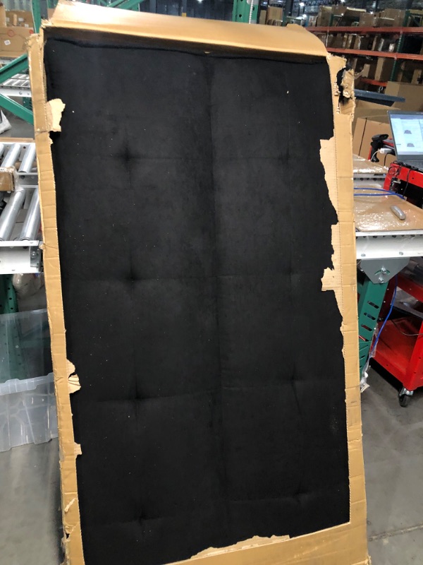 Photo 1 of *USED?SEE NOTES** EMKK Futon Sofa Bed Couch Modern Convertible Folding Recliner Set,Black