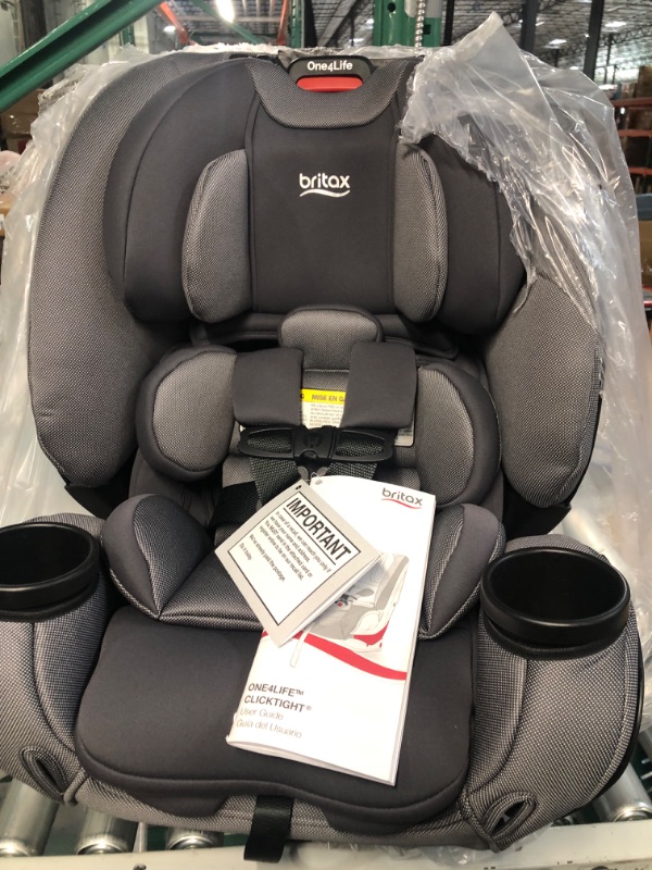 Photo 5 of *USED/SEE NOTES** Britax One4Life ClickTight All-in-One Car Seat – 10 Years of Use – Infant, Convertible, Booster – 5 to 120 pounds - SafeWash Fabric, Drift Drift [New Version]