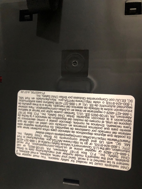 Photo 3 of *USED/SEE NOTES** Britax One4Life ClickTight All-in-One Car Seat – 10 Years of Use – Infant, Convertible, Booster – 5 to 120 pounds - SafeWash Fabric, Drift Drift [New Version]