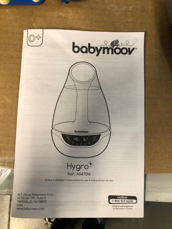 Photo 3 of Hygro Plus Cool Mist Humidifier 3-in-1 Humidity Control, Multicolored Night Light & Essential Oil Diffuser Easy Use and Care (NO Filter Needed)