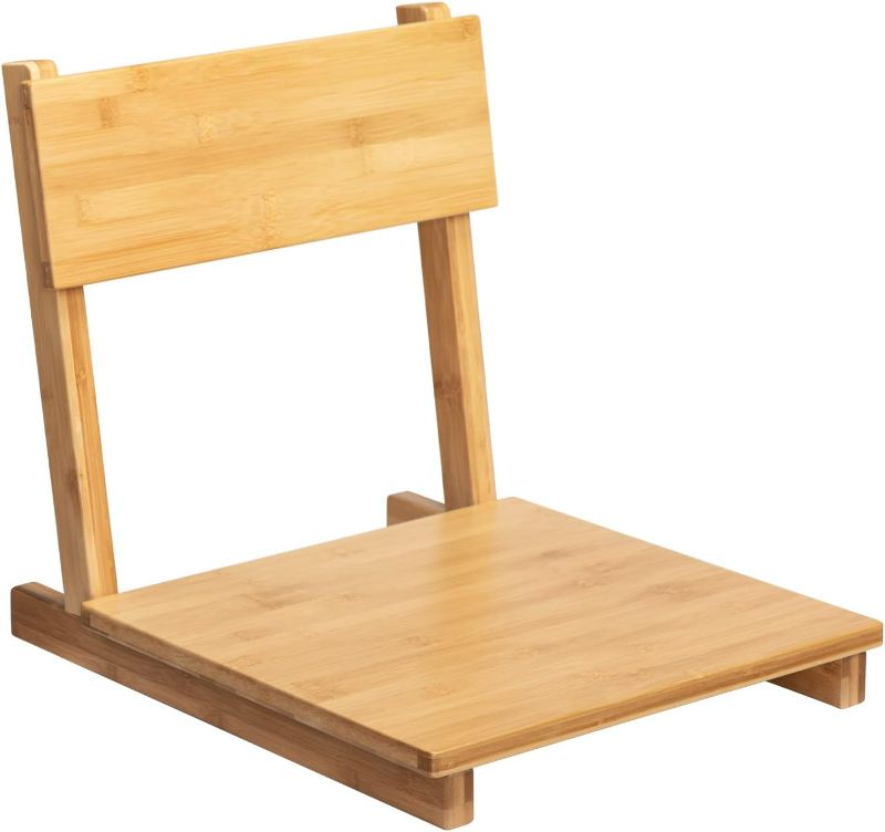 Photo 1 of AbocoFur Bamboo Portable Floor Chair, Legless Tatami Chair 
