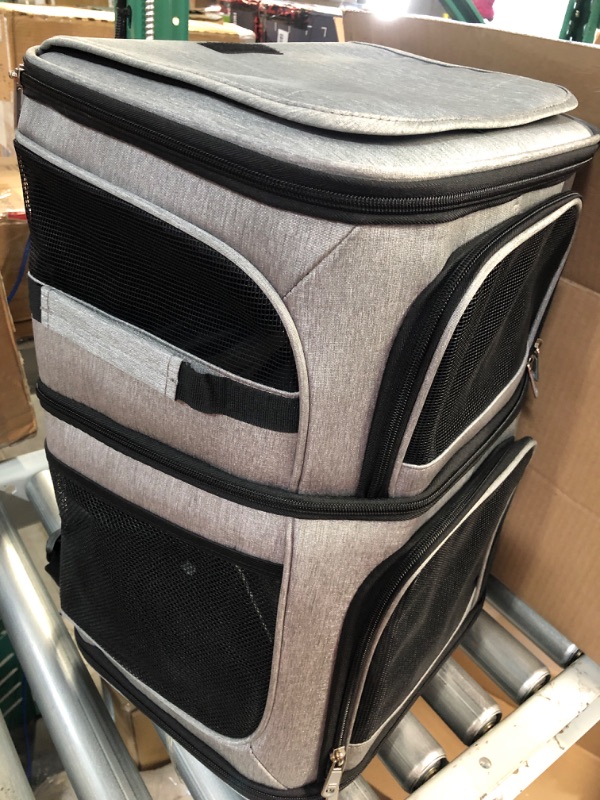 Photo 2 of *GOOD CONDITION* GJEASE Double-Compartment Pet Carrier Backpack for Small Pets