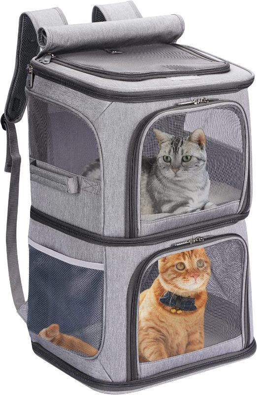 Photo 1 of *GOOD CONDITION* GJEASE Double-Compartment Pet Carrier Backpack for Small Pets