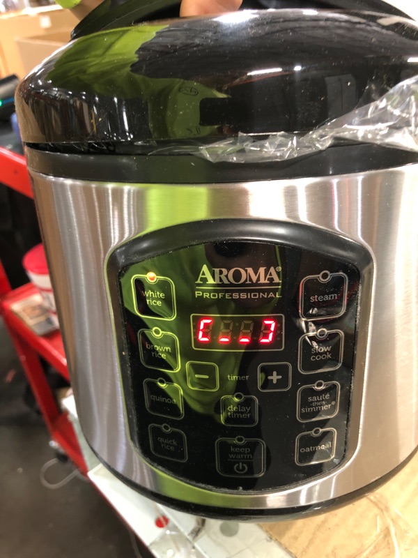 Photo 13 of **DAMAGED: SEE NOTES** Aroma Housewares ARC-954SBD Rice Cooker