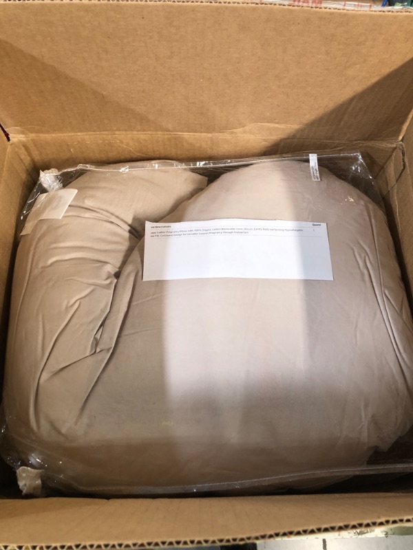 Photo 1 of Boppy Cuddle Pregnancy Pillow with Removable, 100% Organic Cotton Pillow Cover