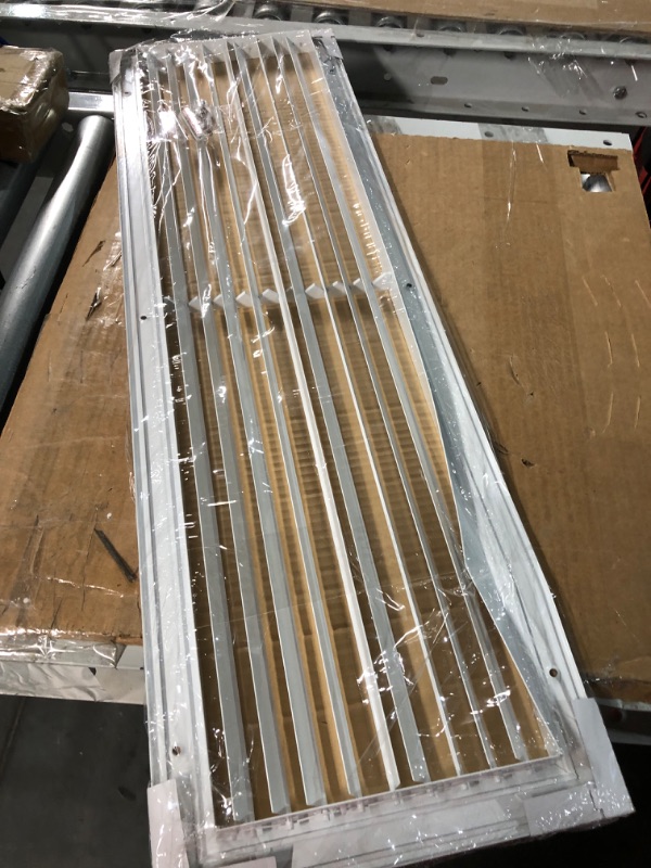Photo 1 of 30"w X 8"h Aluminum Adjustable Return/Supply HVAC Air Grille